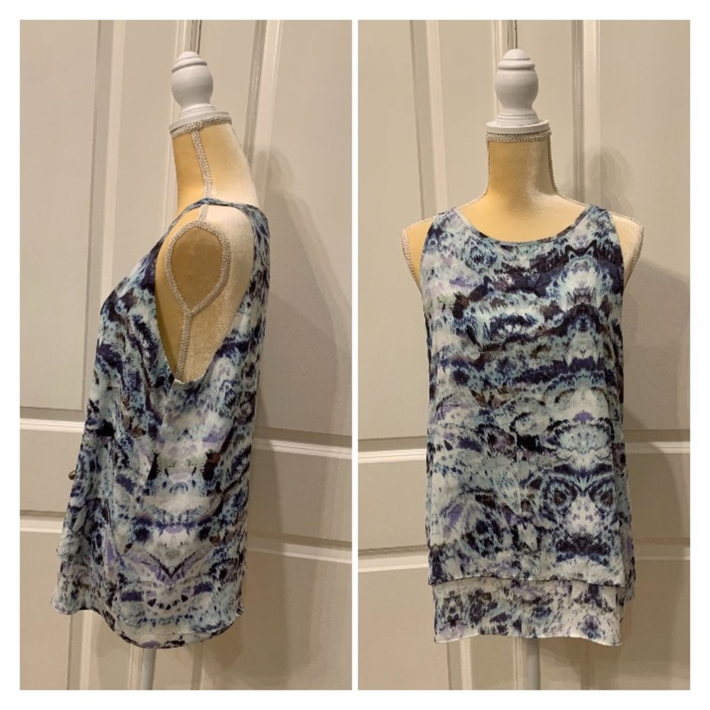 Kenar sleeveless long tunic/tank sz L